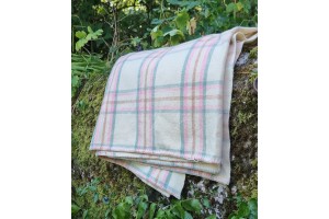 Sweet shop colours mid century Welsh blanket CP14 Sweet shop colours mid century Welsh blanket CP14